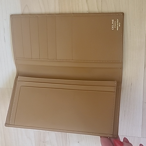 NWOT Celine Macadam Pattern PVC Wallet Bifold Long Billfold Unisex - Picture 5 of 9